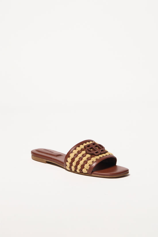 Delphi Rope Woven Flat Sandal