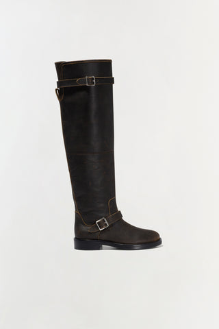 Noah Leather Over The Knee Boot
