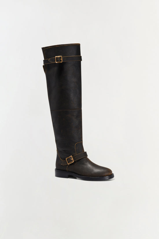 Noah Leather Over The Knee Boot