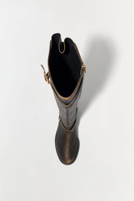 Noah Leather Over The Knee Boot