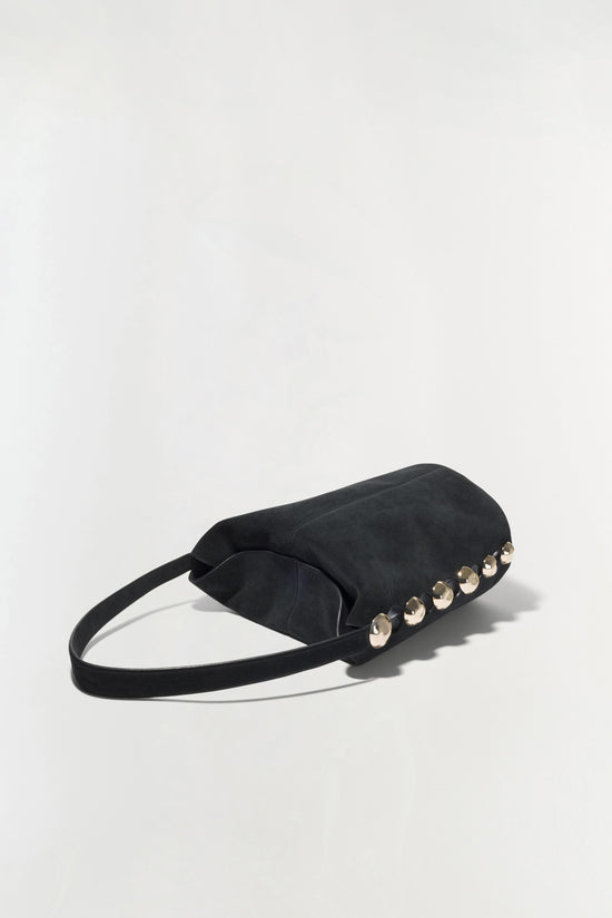 Amaya Suede Studded Bucket Bag