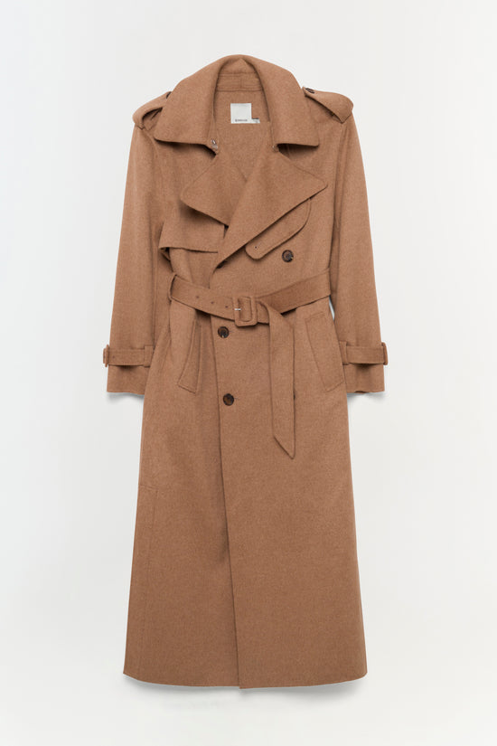 Rumi Belted Wool Coat