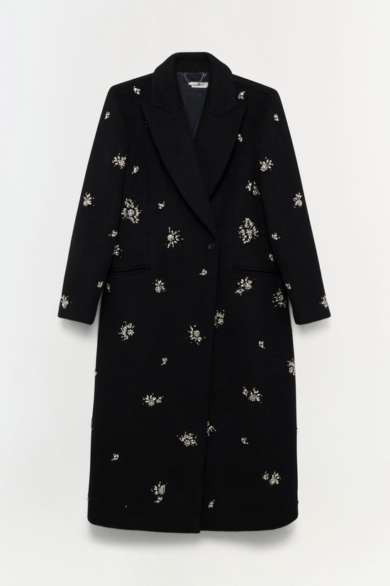 Gianni Embellished Wool Coat