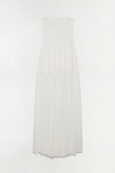 Sandrine Draped Jersey Bustier Midi Dress – SIMKHAI