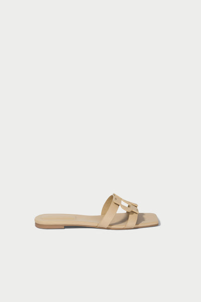 COPY - New Kamili  Life leather slides NWOT The Softie Slide - Olive Green Napa Leather – Commbi ® main image 3