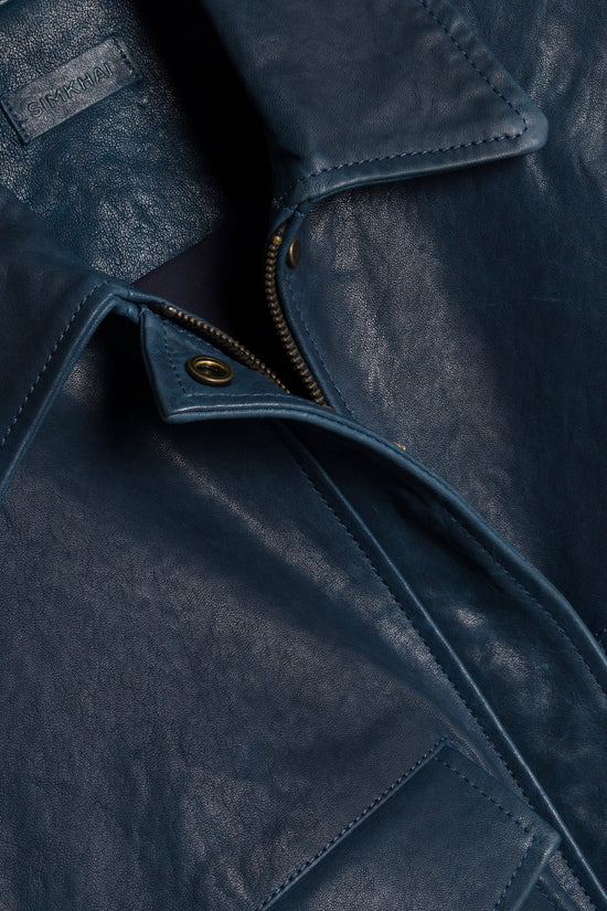 Roland Leather Cropped Jacket