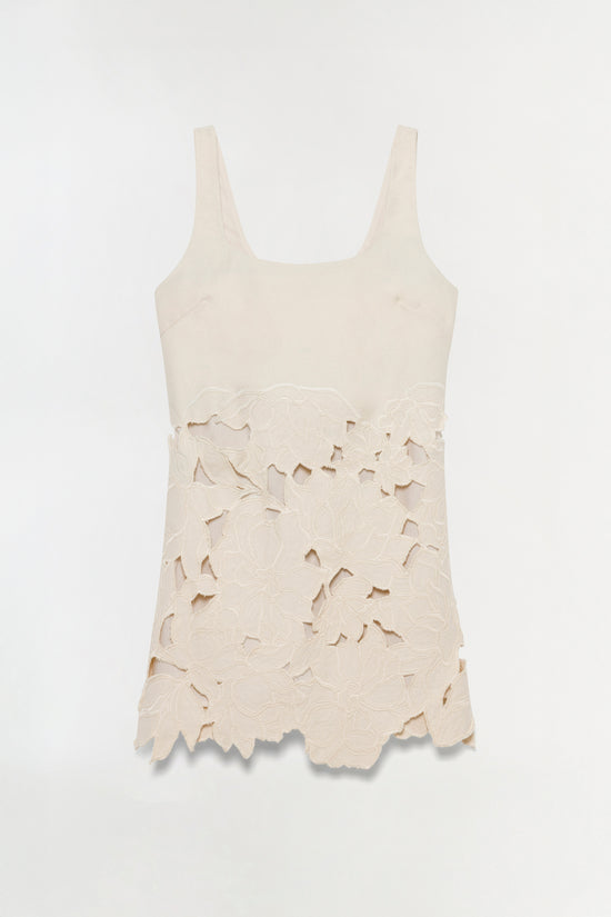 Ziva Embroidered Mini Dress