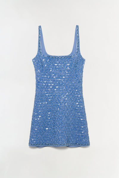 simkhai ziva embellished mini dress SIMKHAI Ziva Sleeveless Embellished Mini Dress