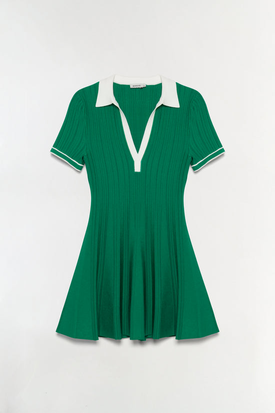 Page Knit Polo Mini Dress SIMKHAI Page Knit Polo Mini Dress SIMKHAI
