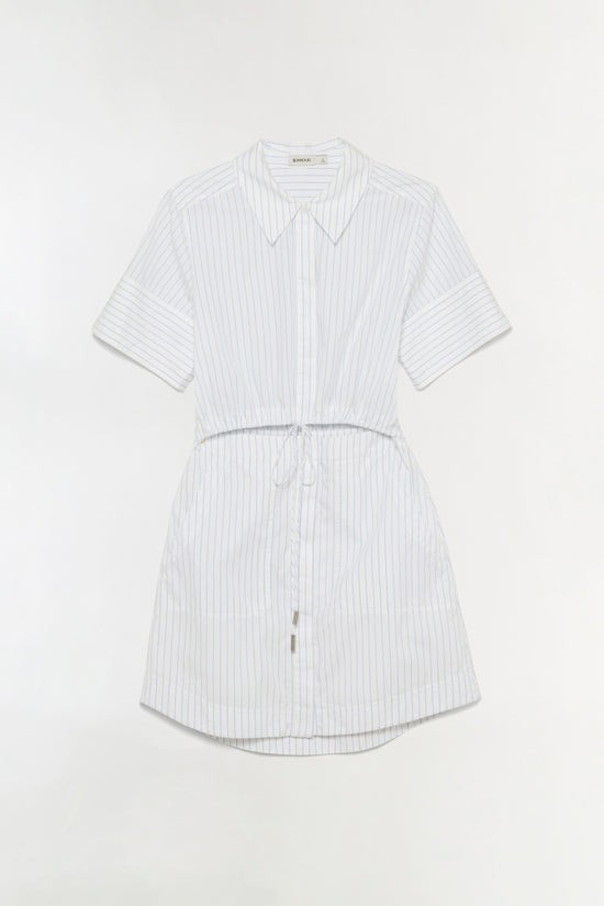 Marcy Cotton Mini Shirt Dress