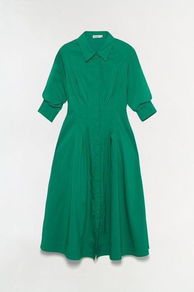 Jazz Cotton Pintuck Midi Dress – SIMKHAI