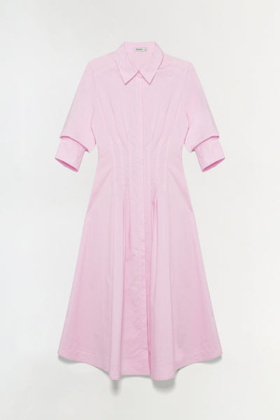 Jazz Cotton Pintuck Midi Dress – SIMKHAI