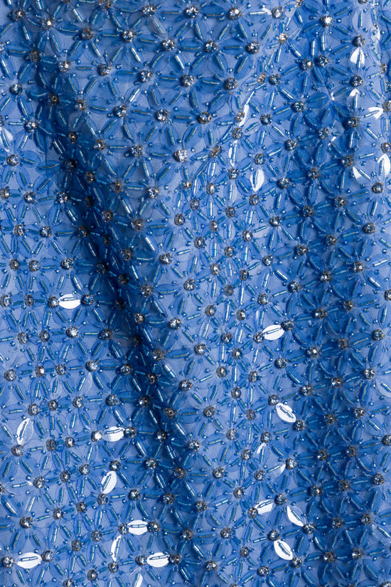 Vanessa Embellished Bustier Midi Dress