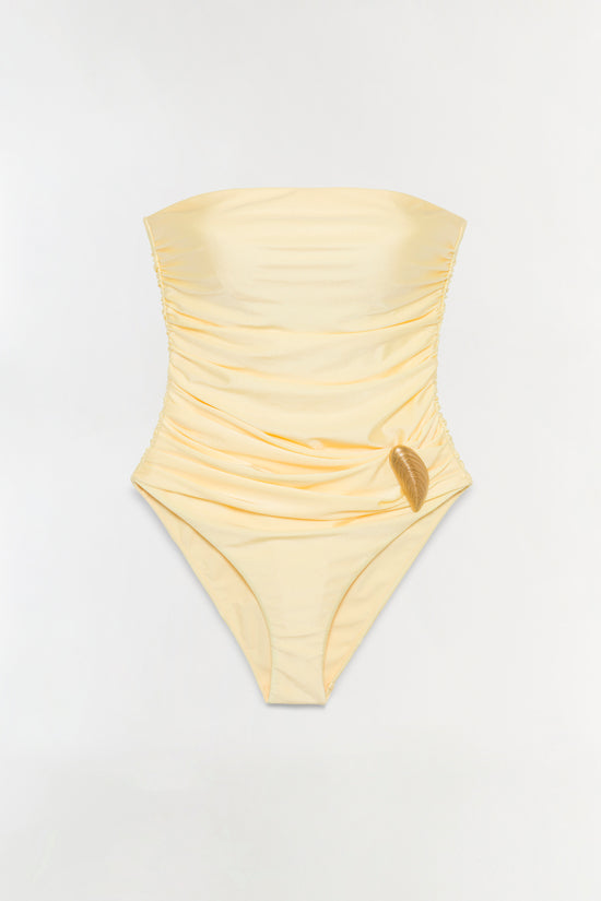 Lorena Shell Strapless One Piece