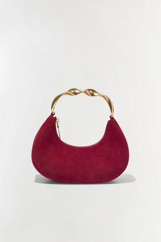 Nixi Suede Crescent Bag