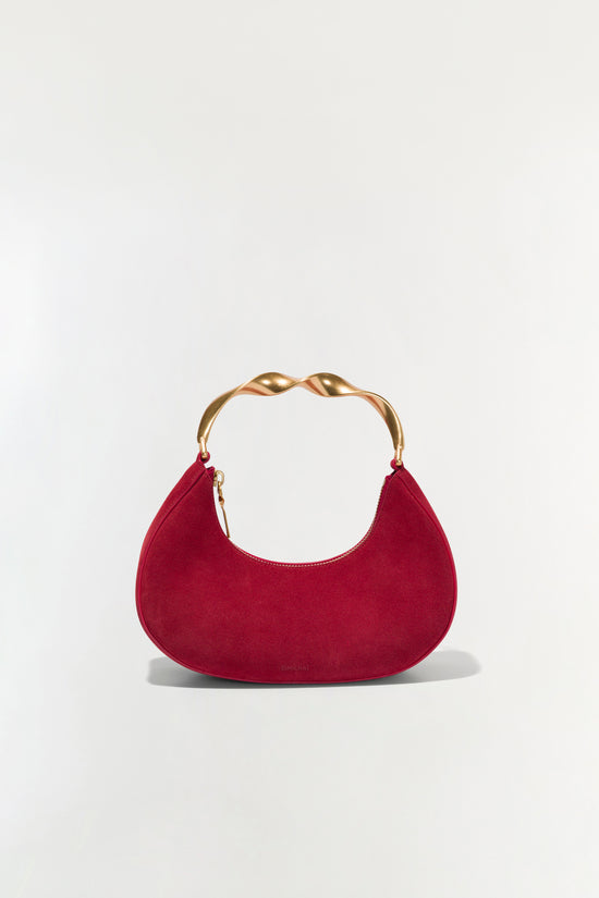 Nixi Suede Crescent Bag