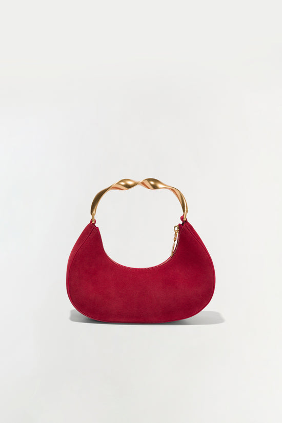 Nixi Suede Crescent Bag