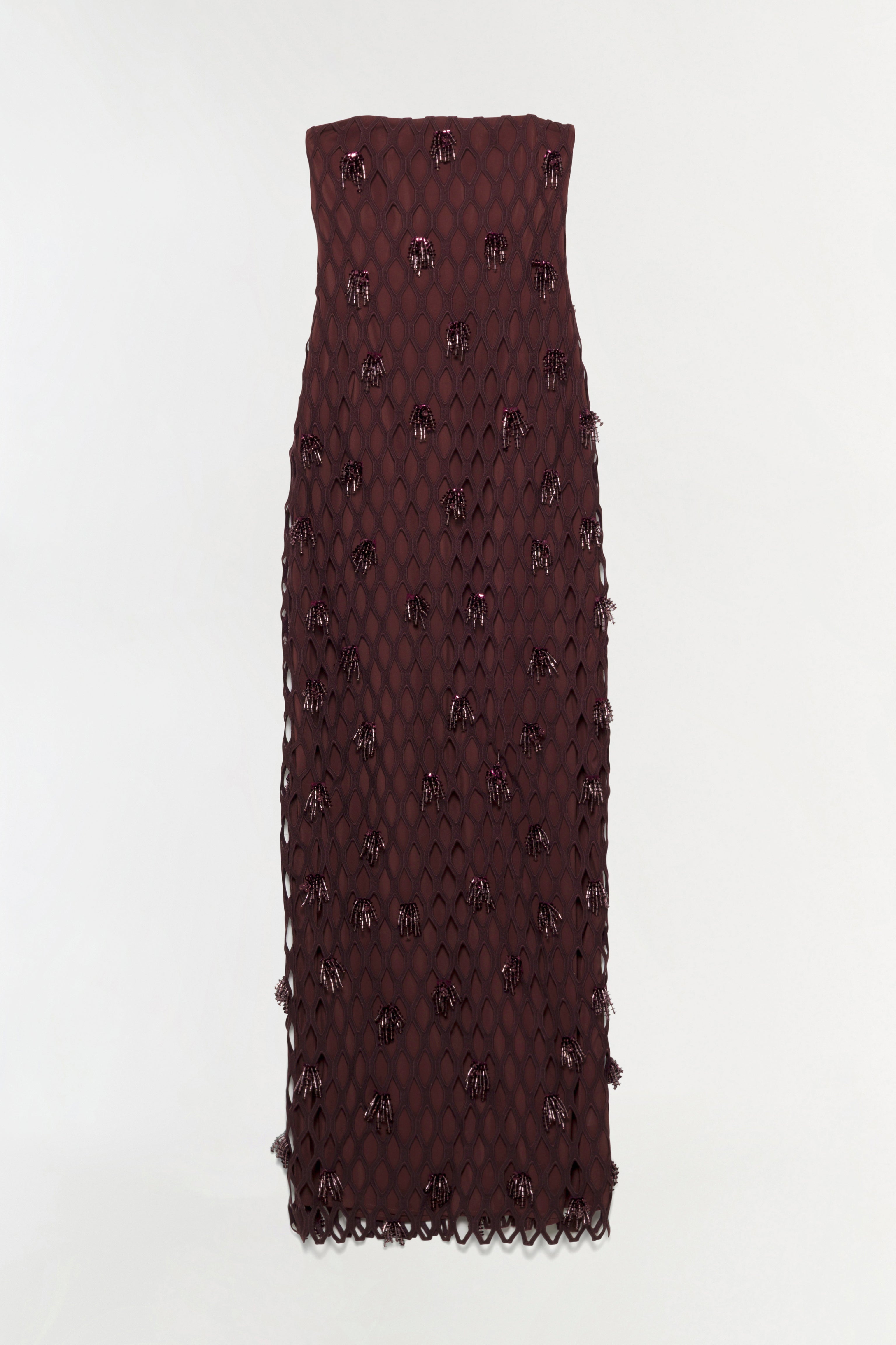 Iridessa Embellished Lattice Bustier Gown Iridessa Embellished Lattice Bustier Gown