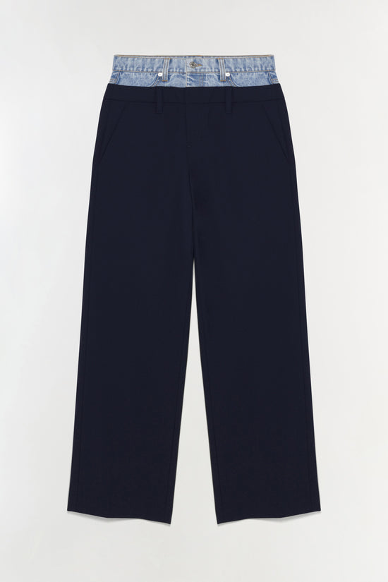 Ophelia Double Waistband Combo Pant