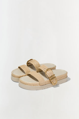 Aida Raffia Sandal