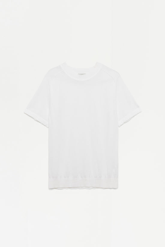Ivory Kellyn Short Sleeve Crewneck Top - SIMKHAI