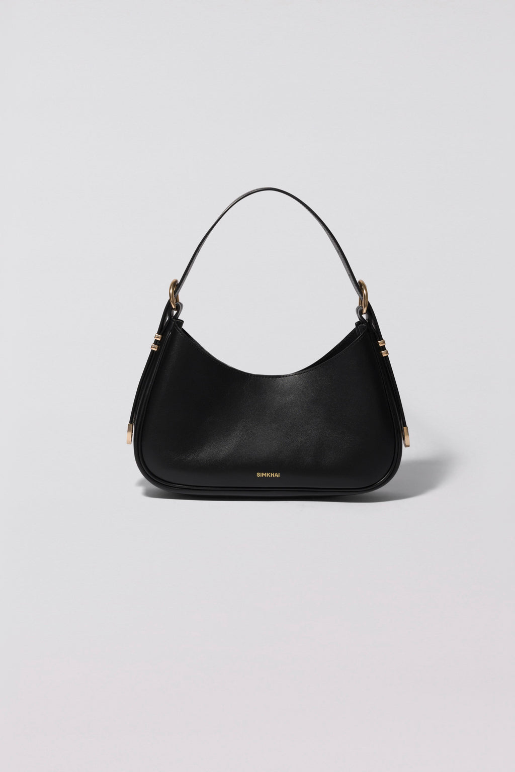 Leigh Buckle Shoulder Bag - Black | SIMKHAI