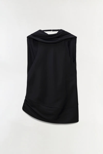 Samira Satin Cape Top – SIMKHAI