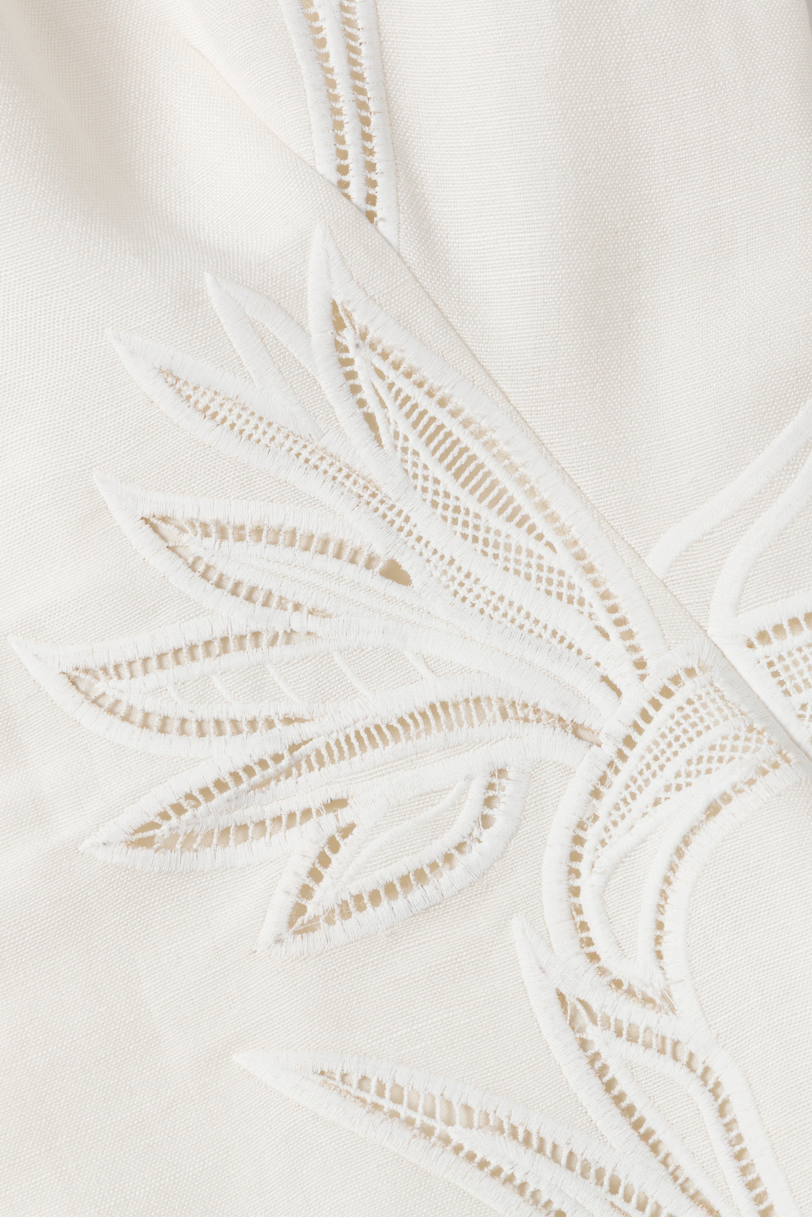 SIMKHAI White Raquel Embroidered Mini Dress White / XS SIMKHAI White Raquel Embroidered Mini Dress White / XS