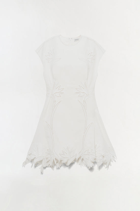 Raquel Embroidered Mini Dress