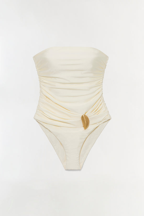 Lorena Shell Strapless One Piece