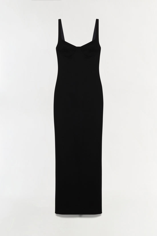 Cabot Sculpted Scuba Maxi Dress