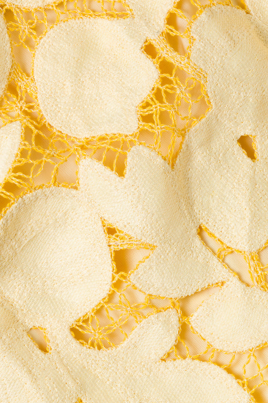 Valletta Strapless Embroidered Dress