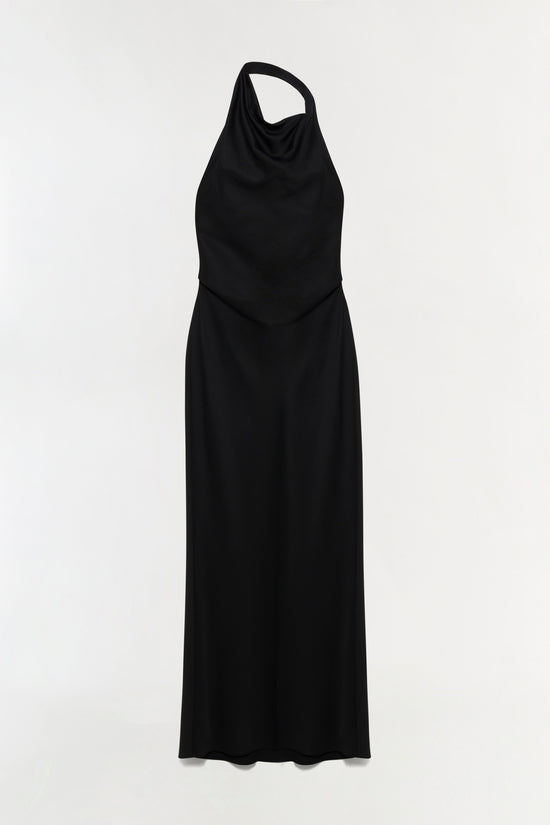 Reannon Draped Satin Gown