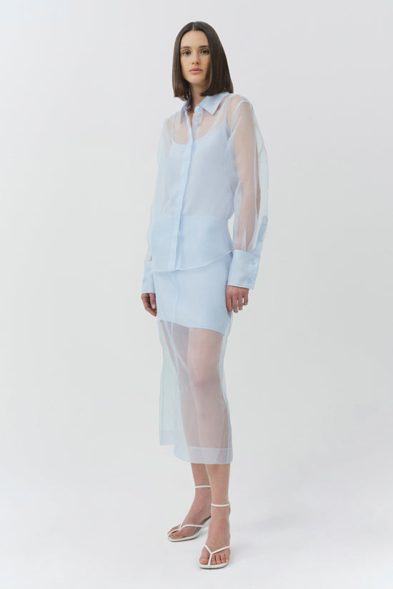 Dana Organza Midi Skirt