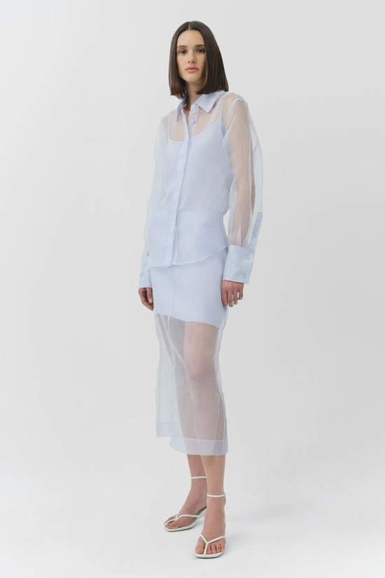 Dana Organza Midi Skirt