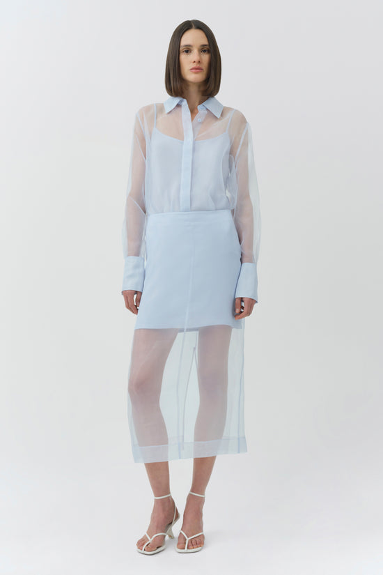 Dana Organza Midi Skirt