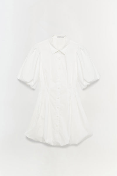 knee length dresses for ladies Simkhai Women's Cleo Cotton Mini Dress, White | Size: 4 main image 0