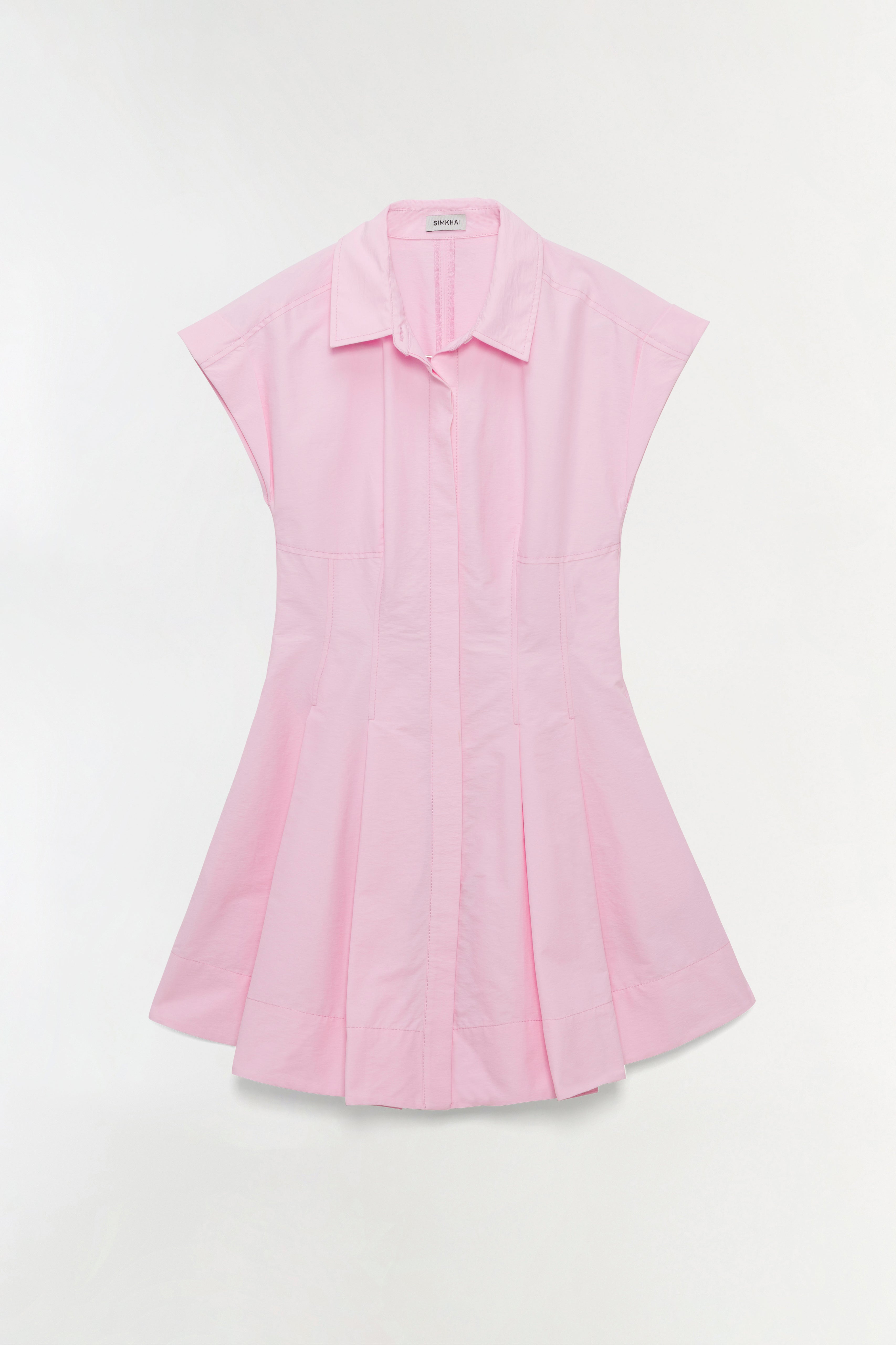 cambridge shirt mini dress Shona Joy Campbell Clay Fitted Mini Shirt Dress