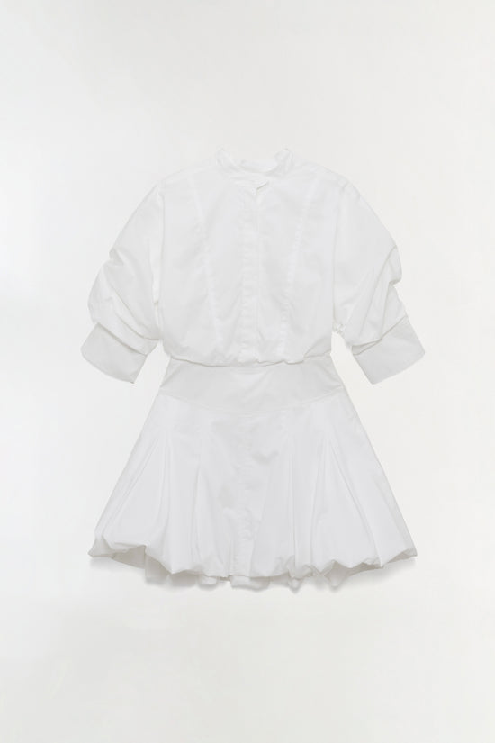 Effie Cotton Bubble Mini Dress