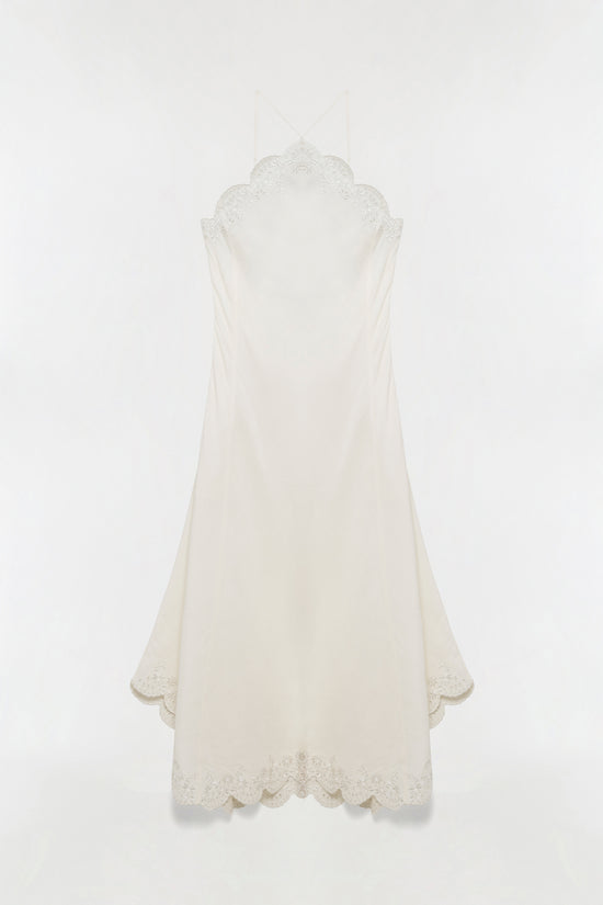 Imogen Lace Bustier Midi Dress SIMKHAI Imogen Lace Bustier Midi Dress SIMKHAI