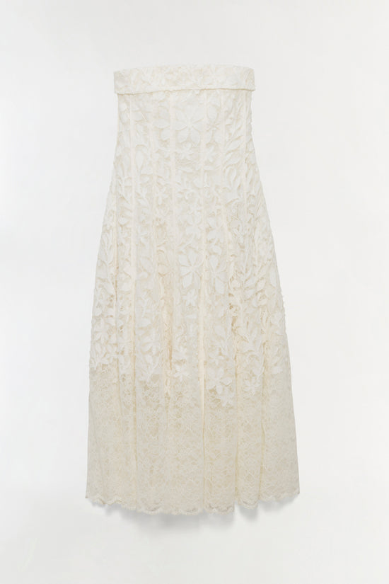 Imogen Lace Bustier Midi Dress