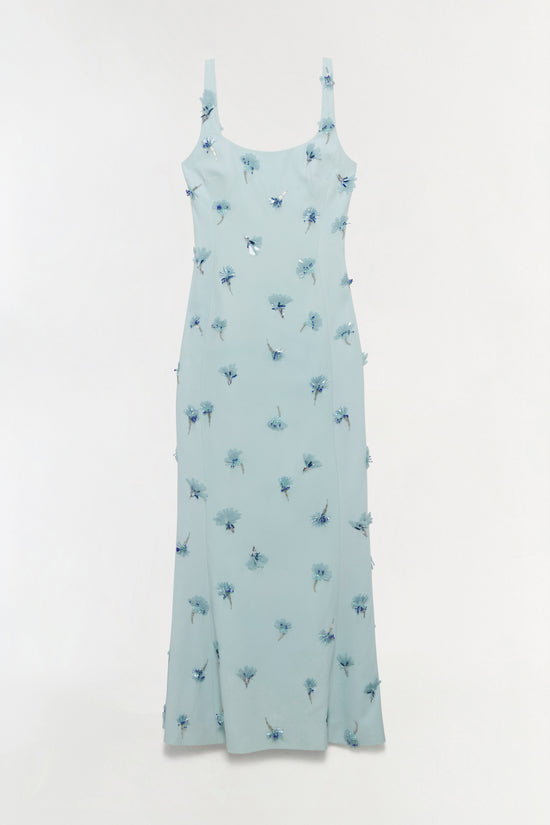 Briella Embellished Crepe Gown