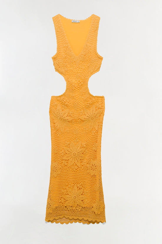 Lyla Crochet Midi Dress