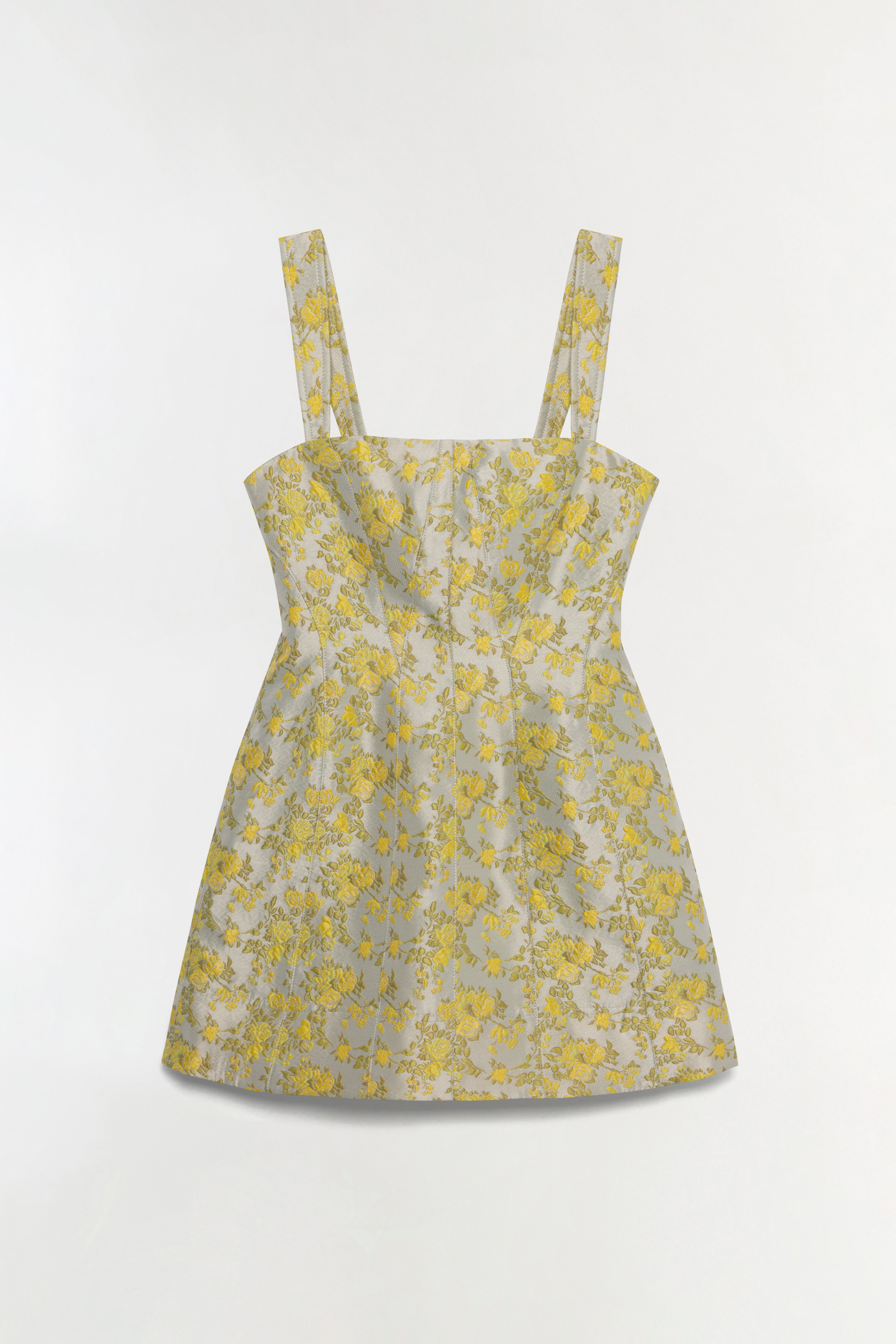 jonathan simkhai yellow lace dress Dahlia Lace Midi Dress SIMKHAI