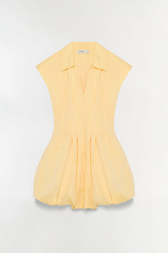 Lirinne Cotton Bubble Mini Dress