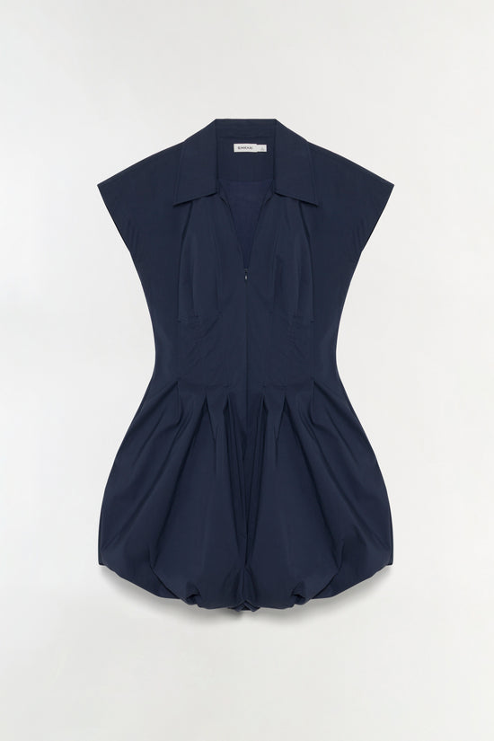 Lirinne Cotton Bubble Mini Dress