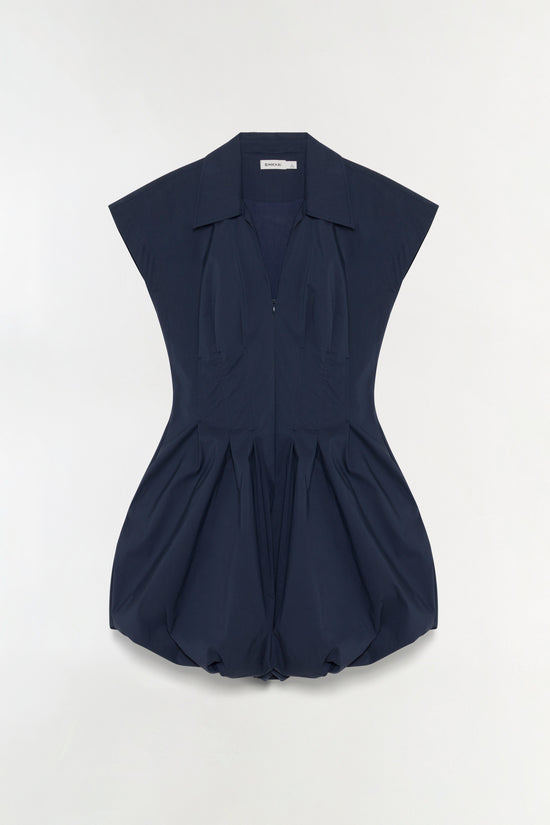 Lirinne Cotton Bubble Mini Dress