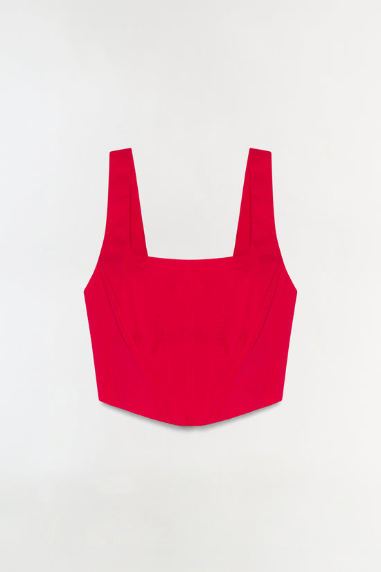 Clio Cotton Bustier Top