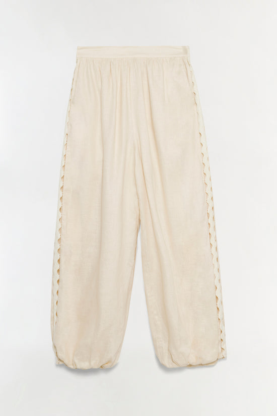 Selah Linen Lace Balloon Pant