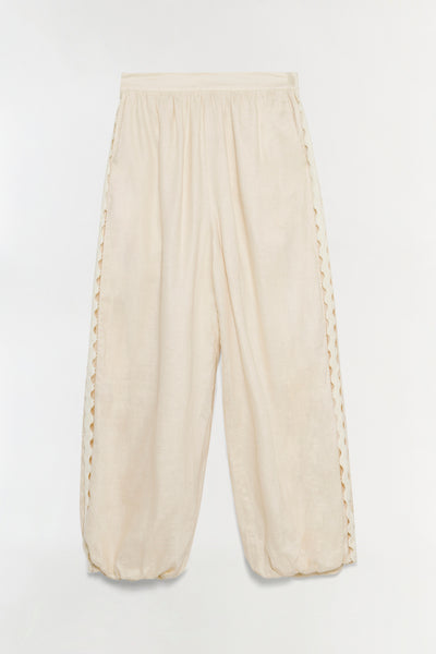 Selah Linen Lace Balloon Pant – SIMKHAI